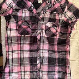 Girl Shirt - Pink and Black